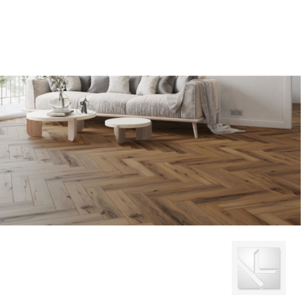 SPC вінілова плитка для підлоги FirmFit HERRINGBONE NATURA EWH 7040