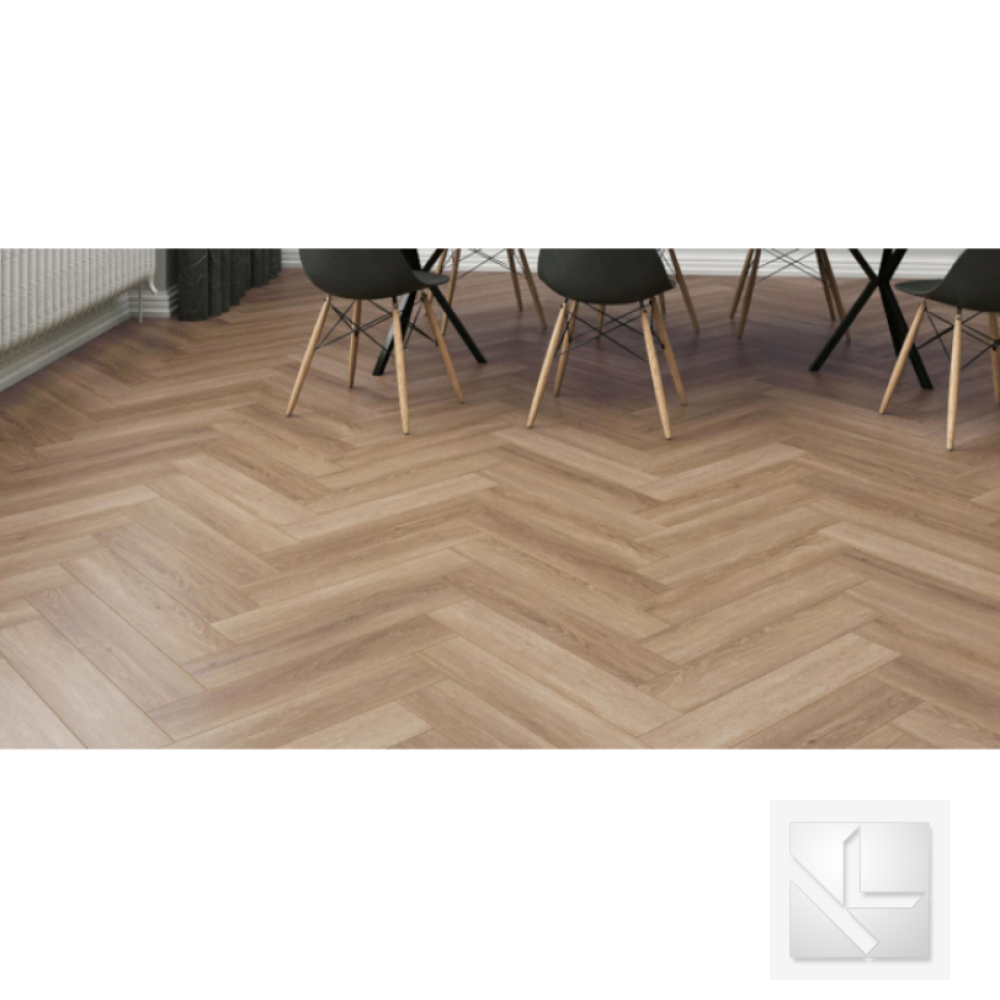 SPC вінілова плитка для підлоги FirmFit HERRINGBONE NATURA EWH 7114