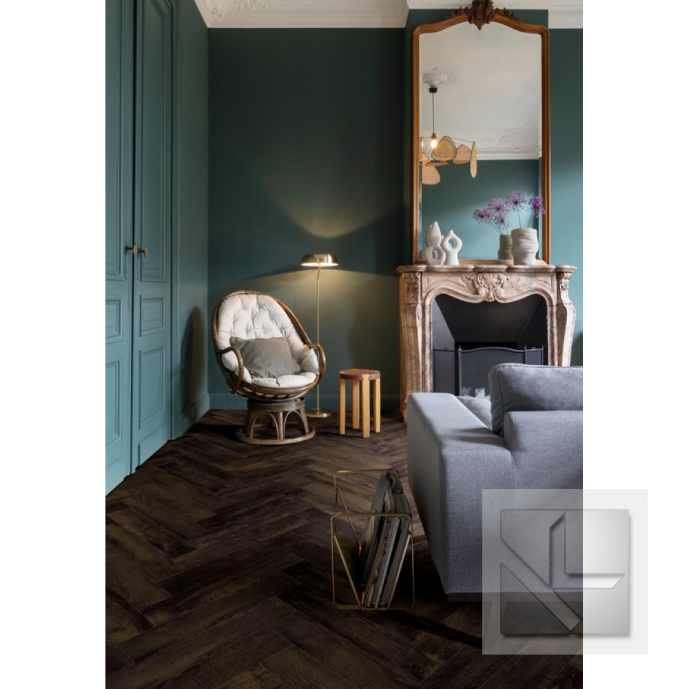 SPC вінілова плитка для підлоги Moduleo LayRed Herringbone Country Oak 54991