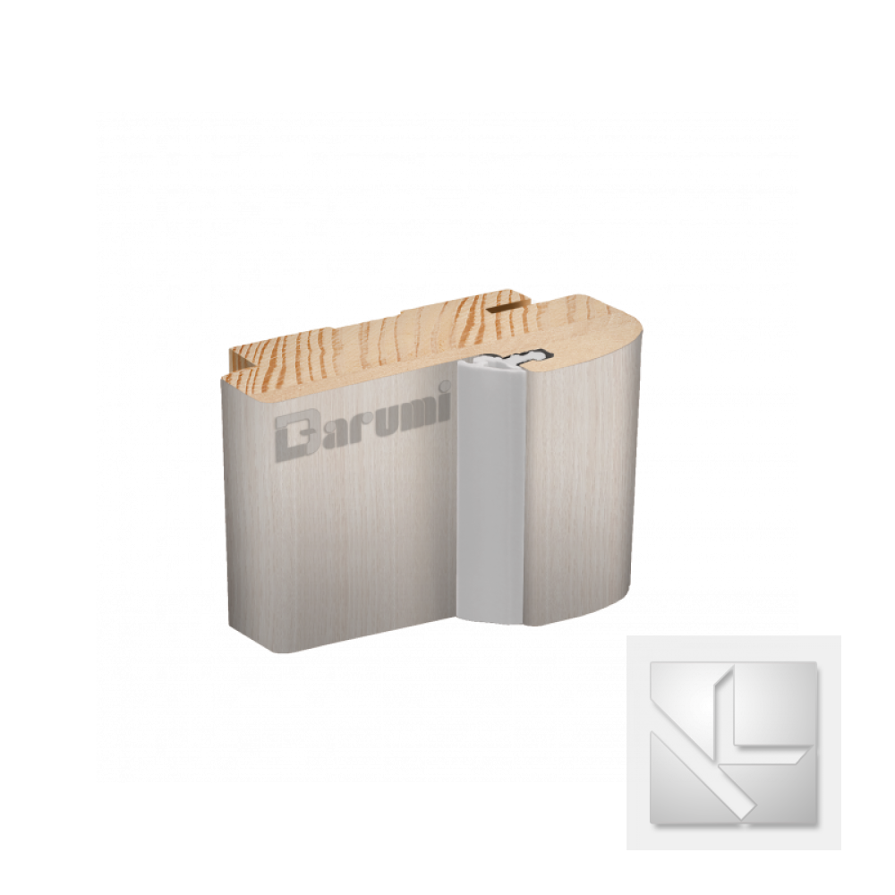 Коробка з ущільнювачем Darumi Дерево + МДФ 40*80*2070мм
