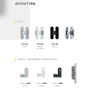 Двері прихованого монтажу Furnicom doors  STANDART Alum RAL\NCL