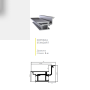 Двері прихованого монтажу Furnicom doors  STANDART Alum RAL\NCL