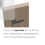 Двері прихованого монтажу Furnicom doors  STANDART Alum RAL\NCL