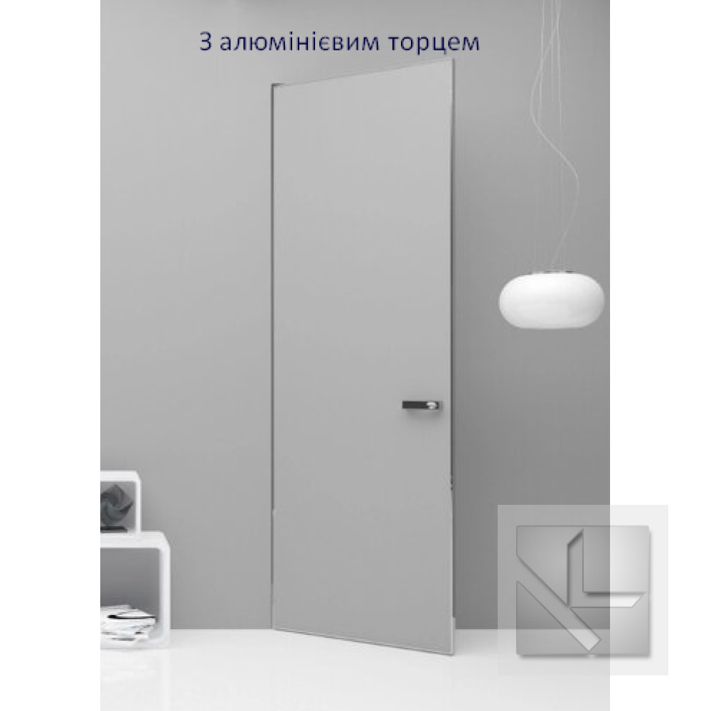 Двері прихованого монтажу НYGGE ALUM (60,70,80) грунт