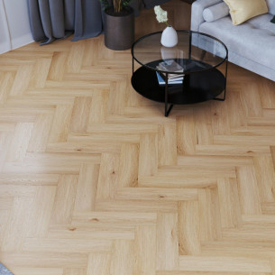 SPC вінілова плитка для підлоги AFIRMAX Legnar HERRINGBONE Arvada Oak HB 41535