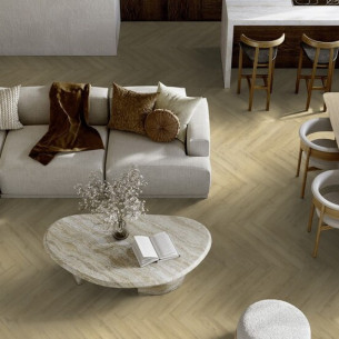 Кварц вінілова плитка для підлоги Gerflor Virtuo 55 DryBack Herringbone Sunny Nature 997