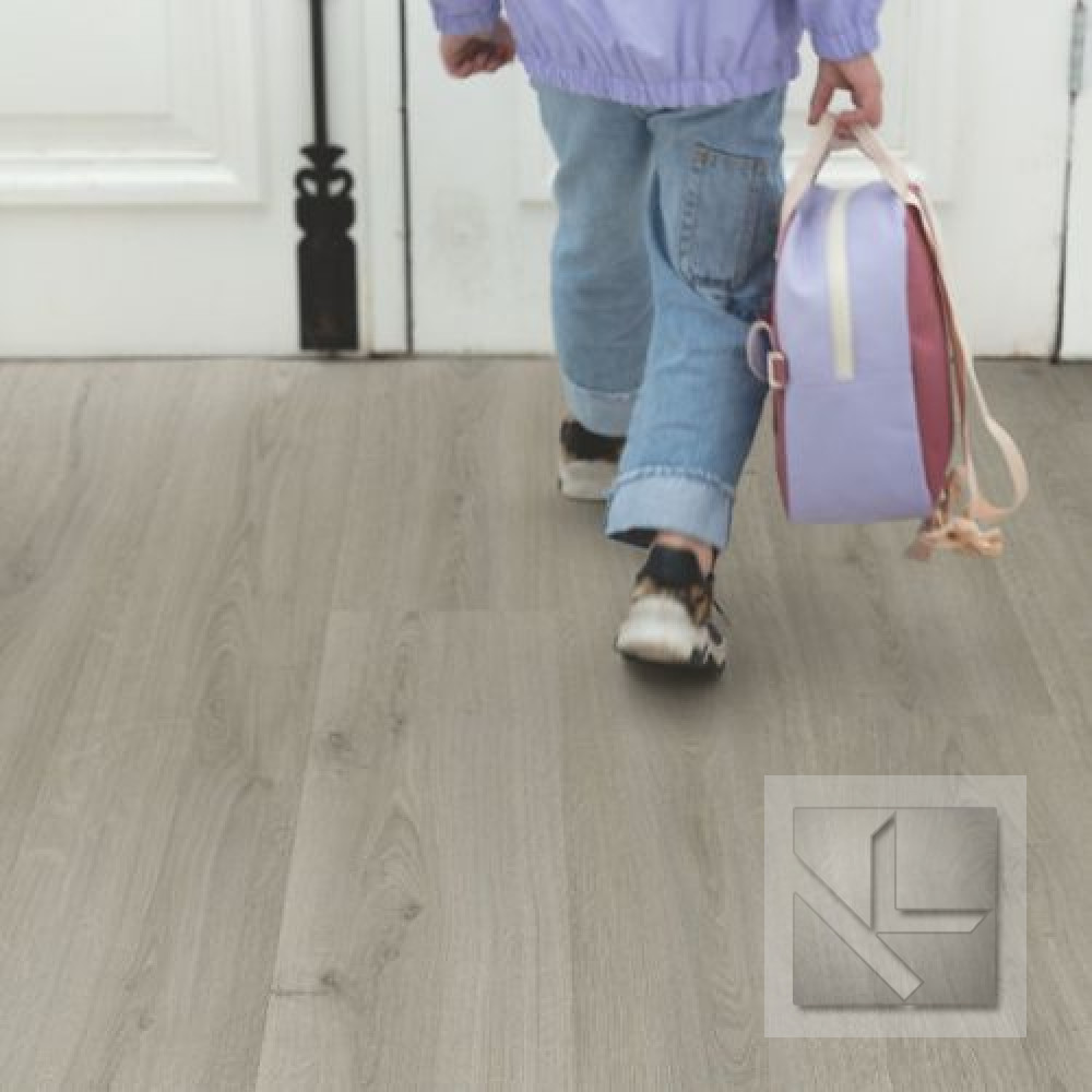 Кварц вінілова плитка для підлоги Quick-Step Bloom Botanic grey AVMPU40237