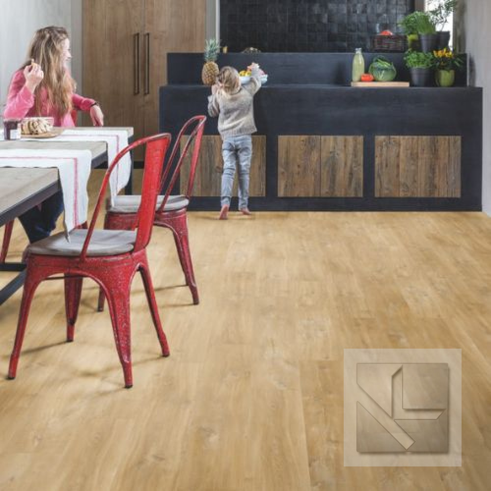 Кварц вінілова плитка для підлоги Quick-Step Blos Canyon oak natural AVSPU40039