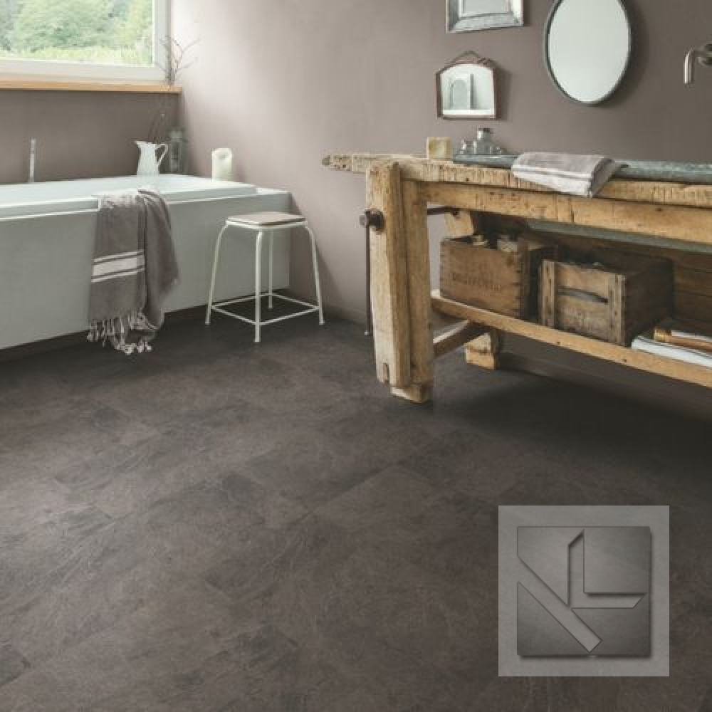 Кварц вінілова плитка для підлоги Quick-Step Blush Black slate SGTC20304