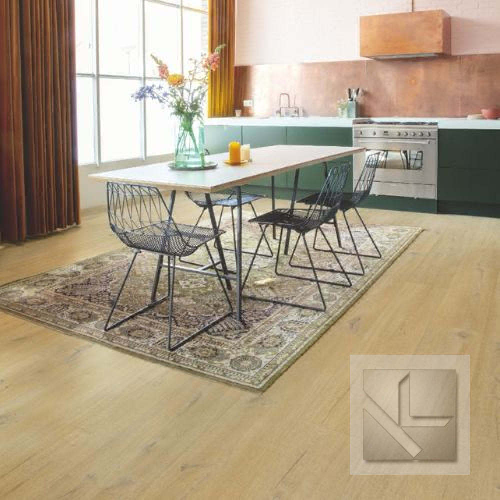 Кварц вінілова плитка для підлоги Quick-Step Fuse Linen oak natural SGMPC20320