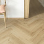 Кварц вінілова плитка для підлоги Quick-Step Ciro Herringbone Botanic beige AVHBU40362