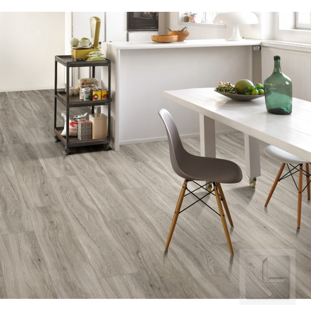SPC вінілова плитка для підлоги Parador Basic 5.3 Oak pastel-grey 1743005