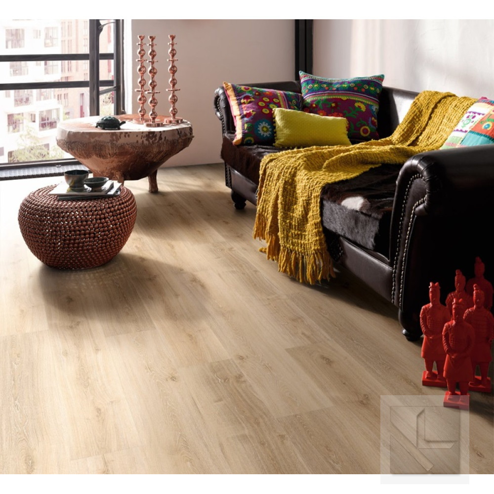 SPC вінілова плитка для підлоги Parador Basic 5.3 Oak Royal light-limed 1743006