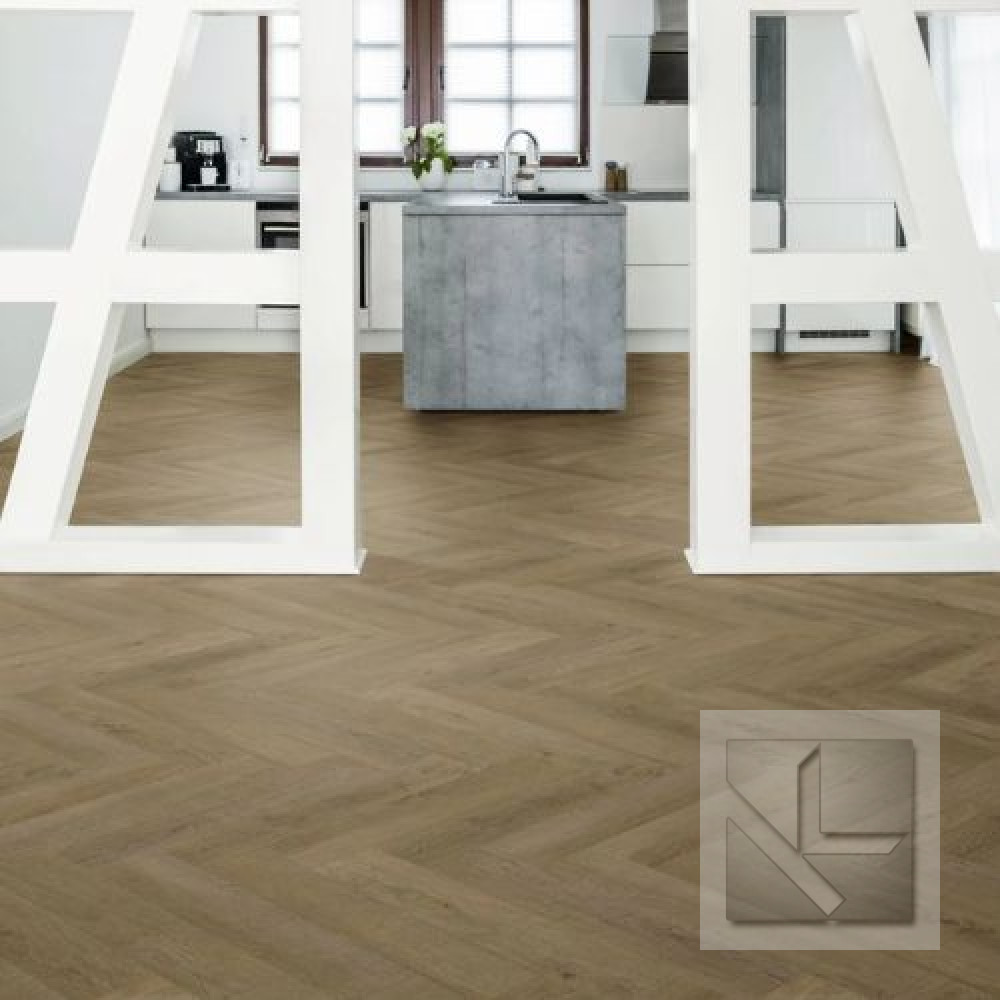 Кварц вінілова плитка для підлоги Wineo 400 DB Wood XS Balanced Oak Brown DB285WXS