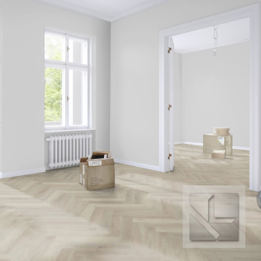 Кварц вінілова плитка для підлоги Wineo 400 DB Wood XS Balanced Oak Lightgrey DB286WXS